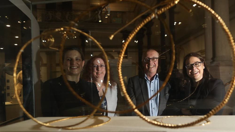 Left to Right: Lynn Scarff, Dr. Sorcha O'Brien, Nigel Monaghan & Dr. Audrey Whitty